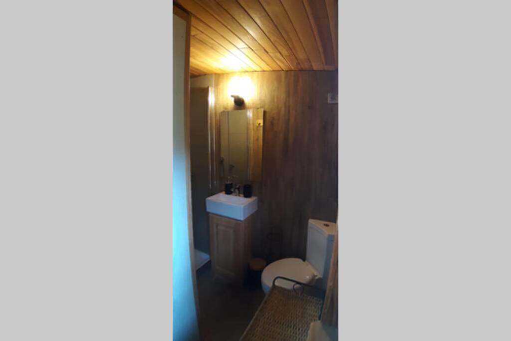 Charmante Roulotte atypique Jaujac Extérieur photo